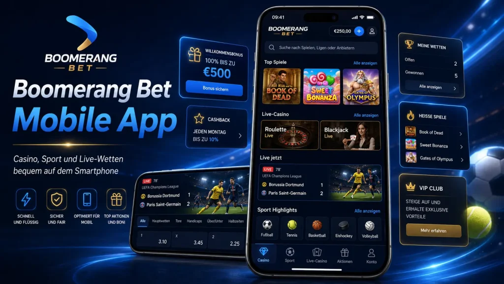 Boomerang Bet mobile app